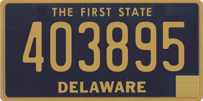 DE license plate 403895