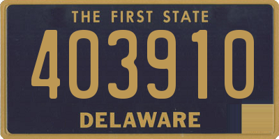 DE license plate 403910