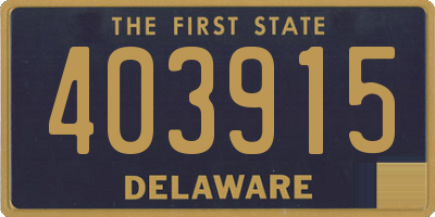 DE license plate 403915