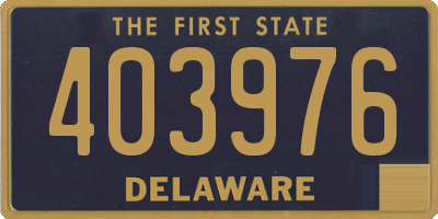 DE license plate 403976
