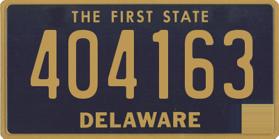 DE license plate 404163
