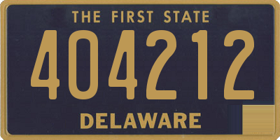 DE license plate 404212