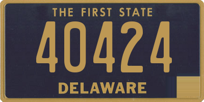 DE license plate 40424