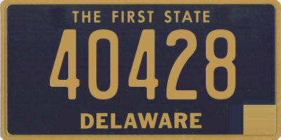 DE license plate 40428