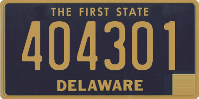 DE license plate 404301