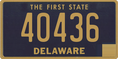 DE license plate 40436