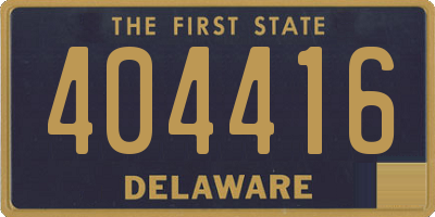 DE license plate 404416