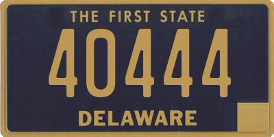 DE license plate 40444