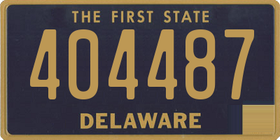 DE license plate 404487