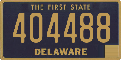 DE license plate 404488