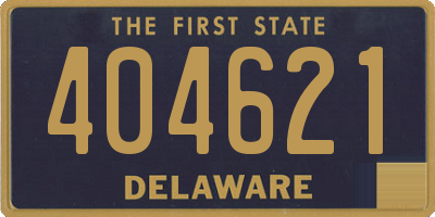 DE license plate 404621
