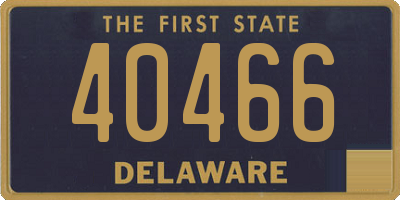 DE license plate 40466