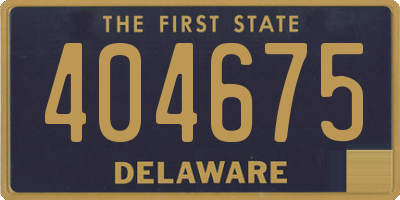 DE license plate 404675