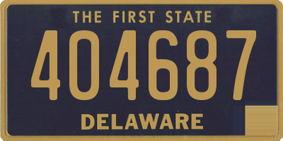 DE license plate 404687