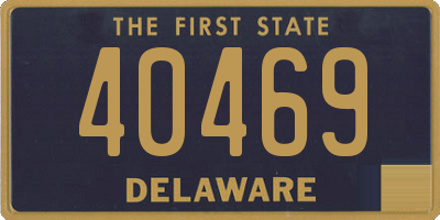 DE license plate 40469