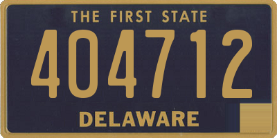 DE license plate 404712