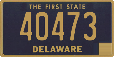 DE license plate 40473