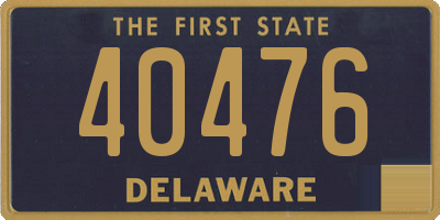 DE license plate 40476