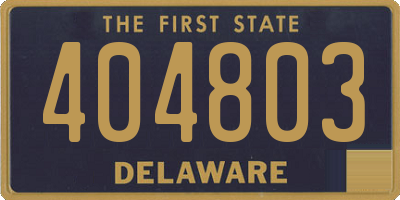 DE license plate 404803