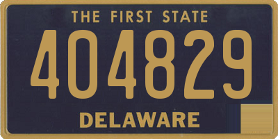 DE license plate 404829