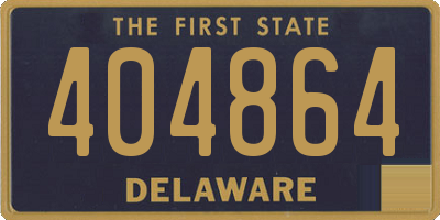 DE license plate 404864