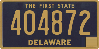 DE license plate 404872