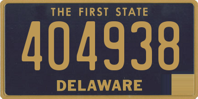 DE license plate 404938