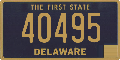 DE license plate 40495