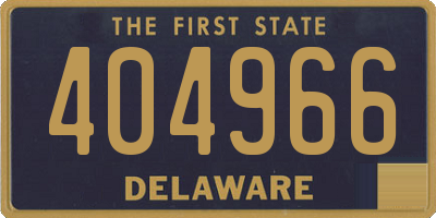 DE license plate 404966