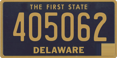 DE license plate 405062