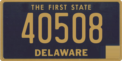 DE license plate 40508