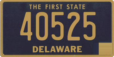 DE license plate 40525