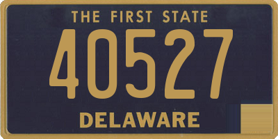 DE license plate 40527