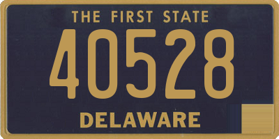 DE license plate 40528