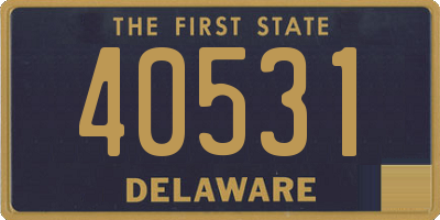 DE license plate 40531