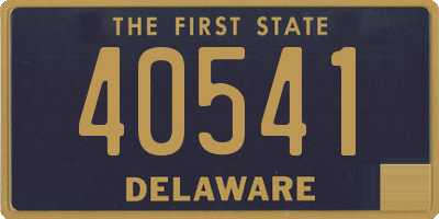 DE license plate 40541