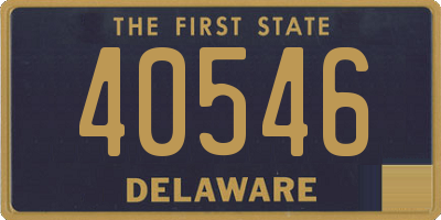 DE license plate 40546