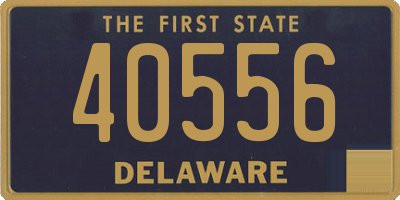 DE license plate 40556