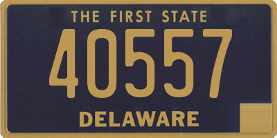 DE license plate 40557