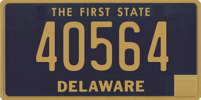 DE license plate 40564