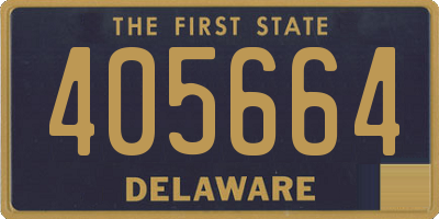 DE license plate 405664