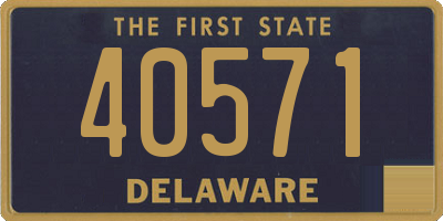 DE license plate 40571