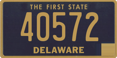 DE license plate 40572