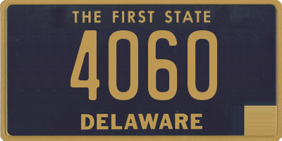 DE license plate 4060