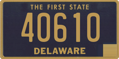 DE license plate 40610