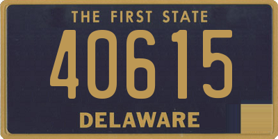 DE license plate 40615