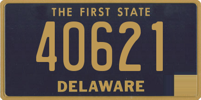 DE license plate 40621