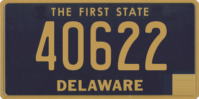 DE license plate 40622