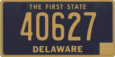 DE license plate 40627