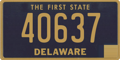 DE license plate 40637